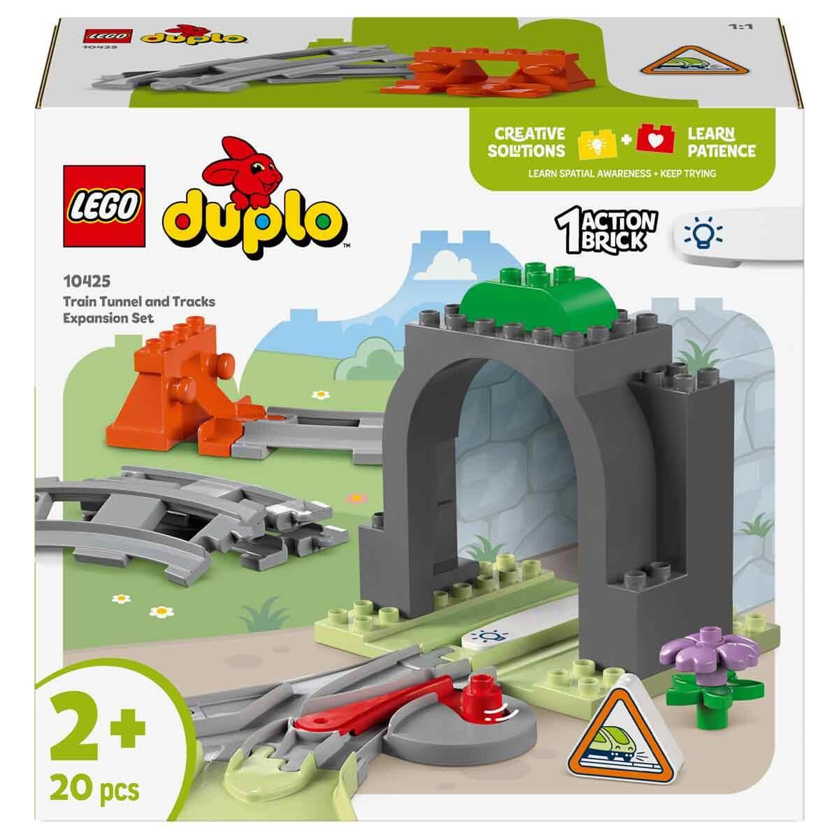 LEGO DUPLO KASABASI TREN TUNELI VE RAYLARI EK MACERA SETI 10425 Diğer LED10425