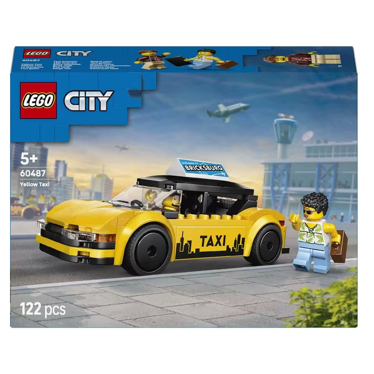 LEGO CITY SARI TAKSI 60487 Diğer LSC60487
