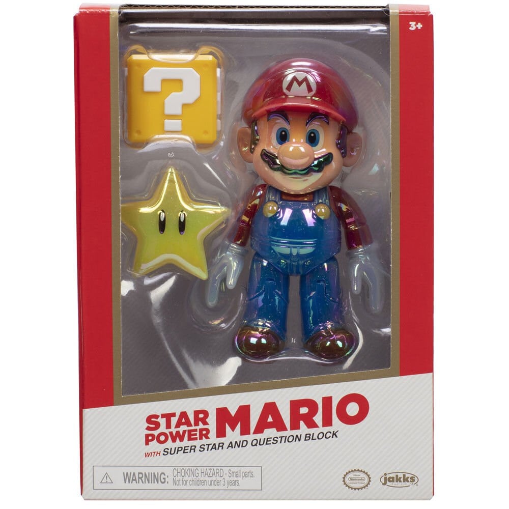 NINTENDO SUPER MARIO FIGURU MARIO VE STAR KOLEKSIYONCU KUTUSUNDA 10 CM 13259 Diğer NESL 13259