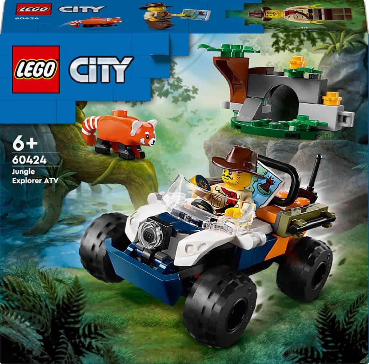 LEGO CITY ORMAN KASIFININ ATV’LI KIRMIZI PANDA GOREVI 60424 Diğer LSC60424