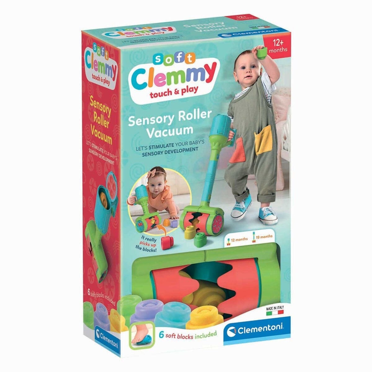 Baby Clementoni Soft Clemmy Duyusal Vakumlu Süpürge 17975 Clementoni CLE 17975
