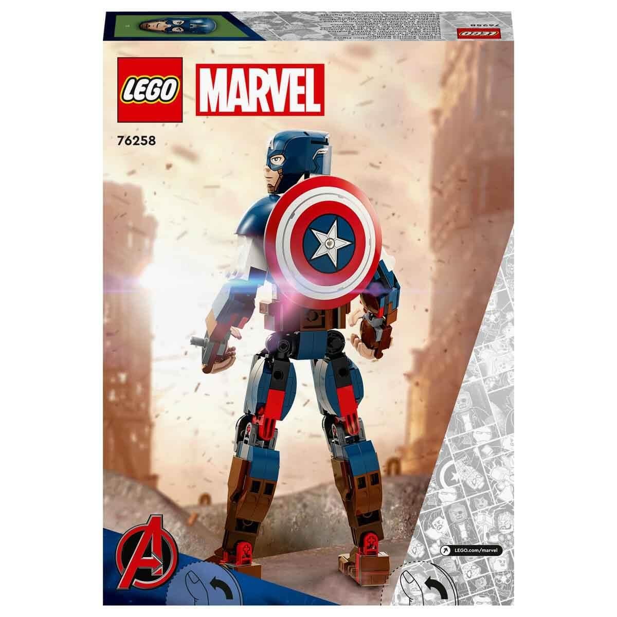 LEGO Marvel Kaptan Amerika Yapım Figürü 76258 Lego LSS76258