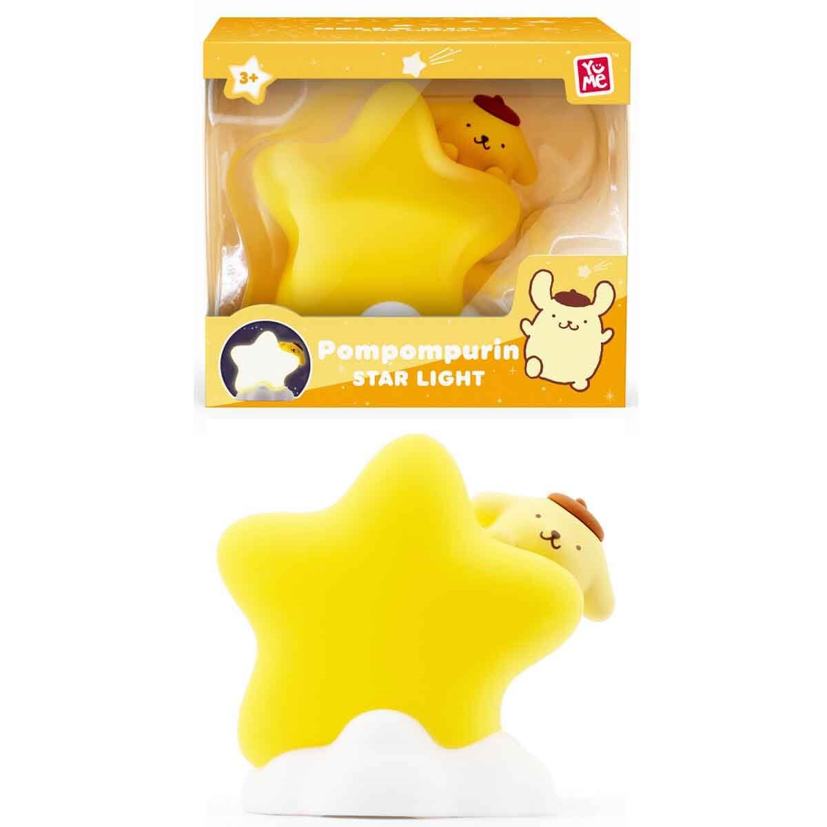 Yume Toys Işıklı Hello Kitty And Friends Yıldız Şekilli Lamba Pompompurin 0178-11713 Yume Toys YUME 11713