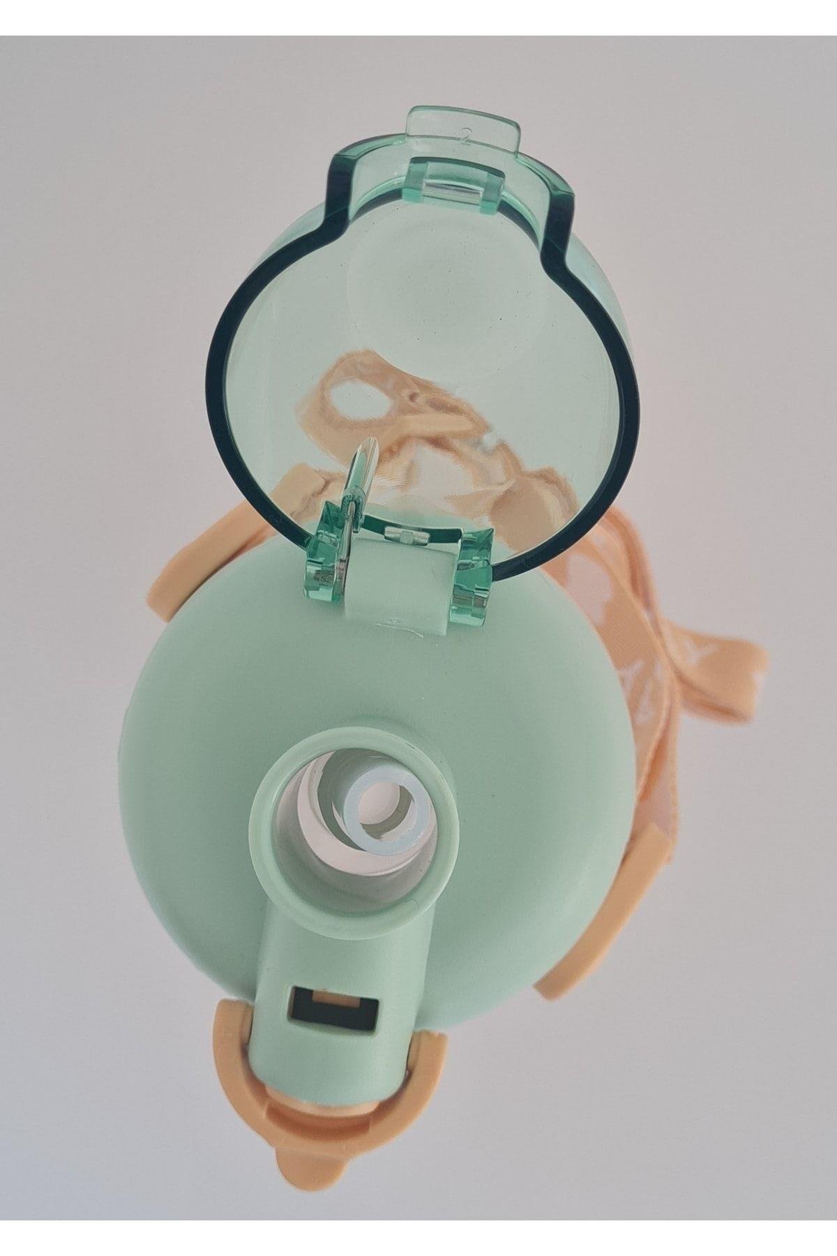 Shotay Cute Tritan Matara 600 ml Yeşil Shotay SHT ST 7010 Y