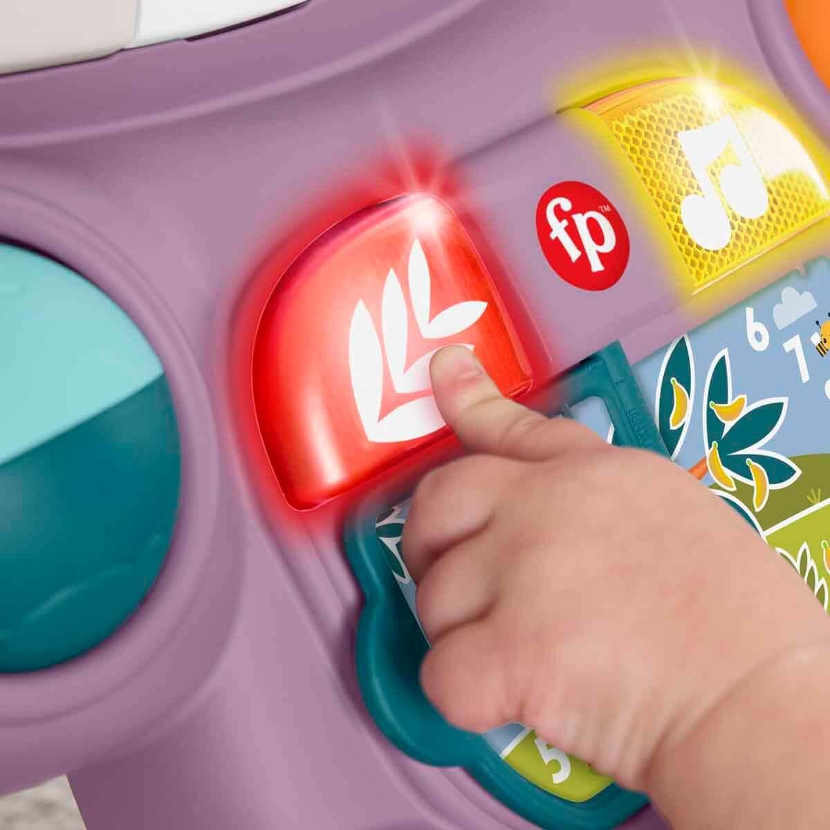 FISHER PRICE SESLI VE ISIKLI BENIMLE OGREN MOR MAYMUN YURUTEC JGW94 Diğer JGW94