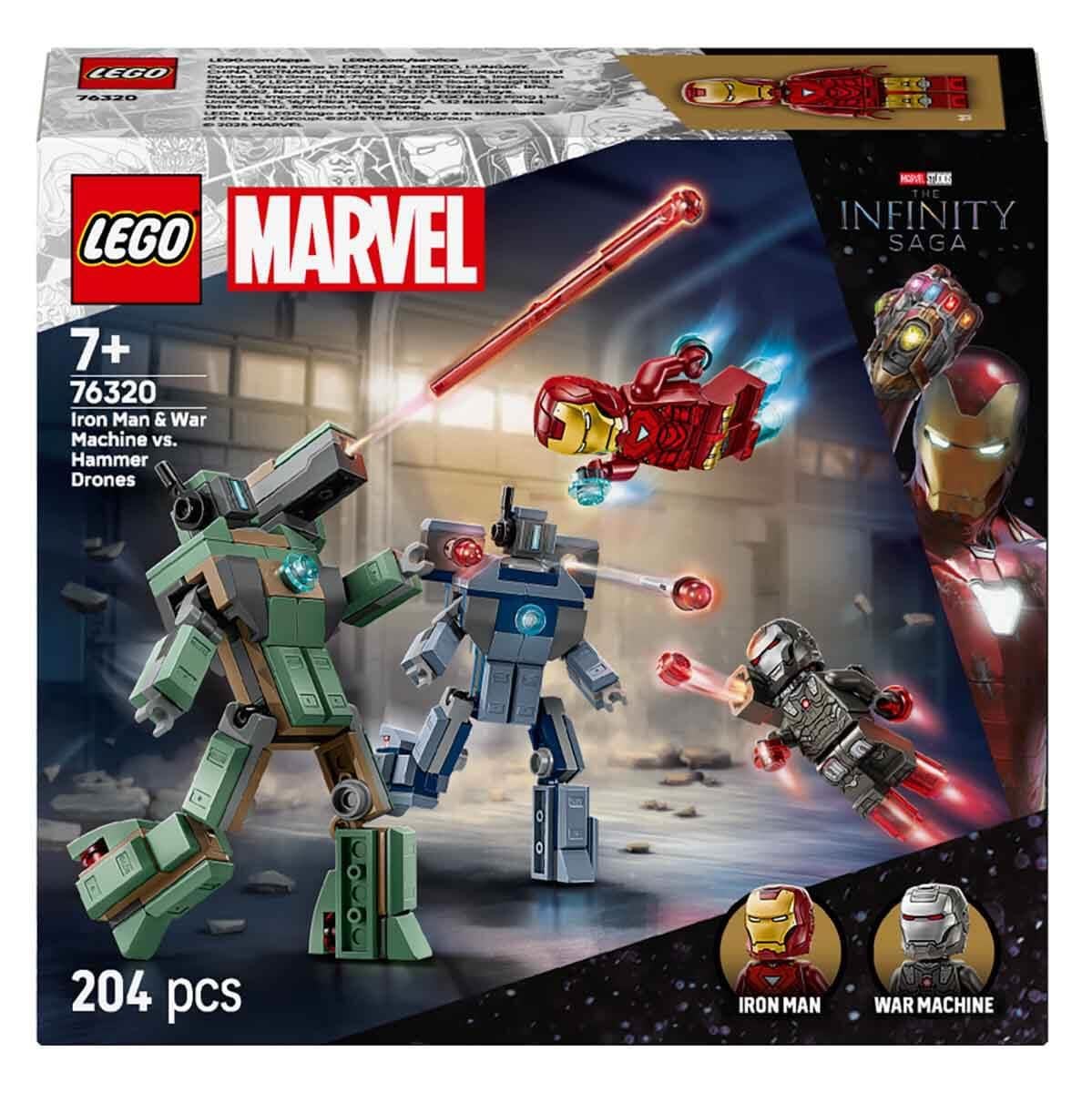 LEGO MARVEL IRON MAN VE WAR MACHINE HAMMER INSANSIZ HAVA ARACLARINA KARSI 76320 Diğer LSS76320