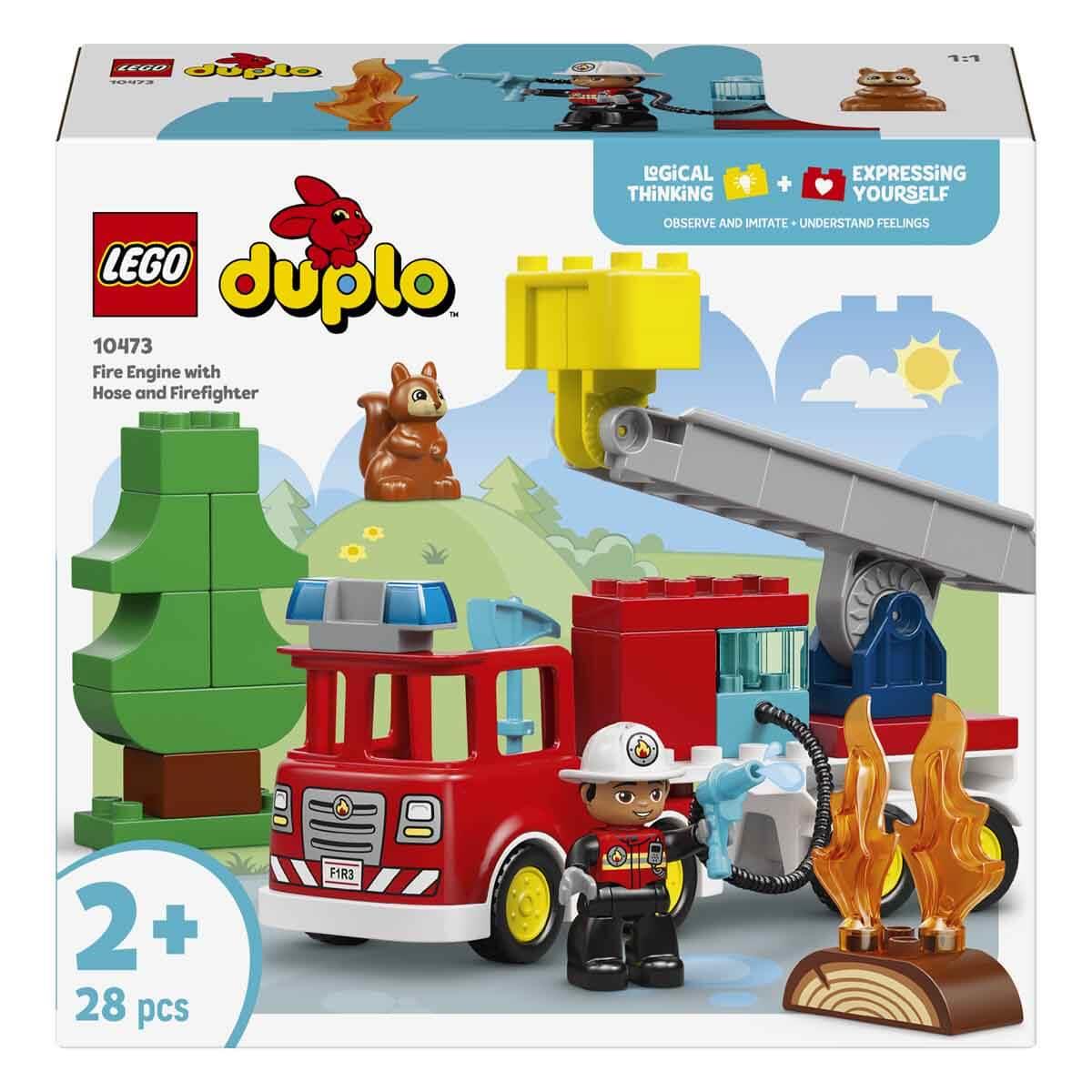 LEGO DUPLO KASABASI HORTUMLU ITFAIYE ARACI VE ITFAIYECI 10473 Diğer LED10473