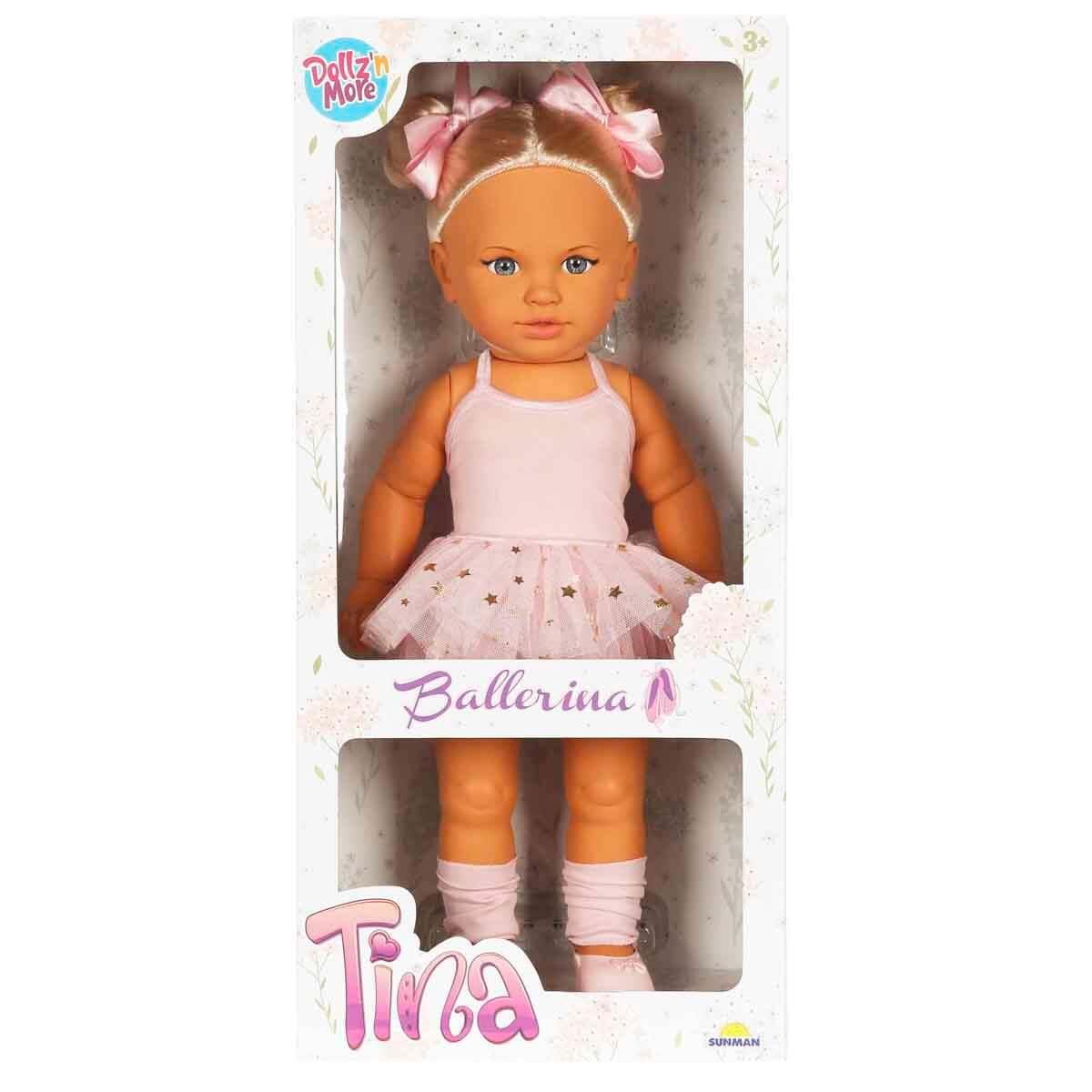 Tina Ballerina Bebek 45 cm Açık Pembe Sunman S00006455 AP