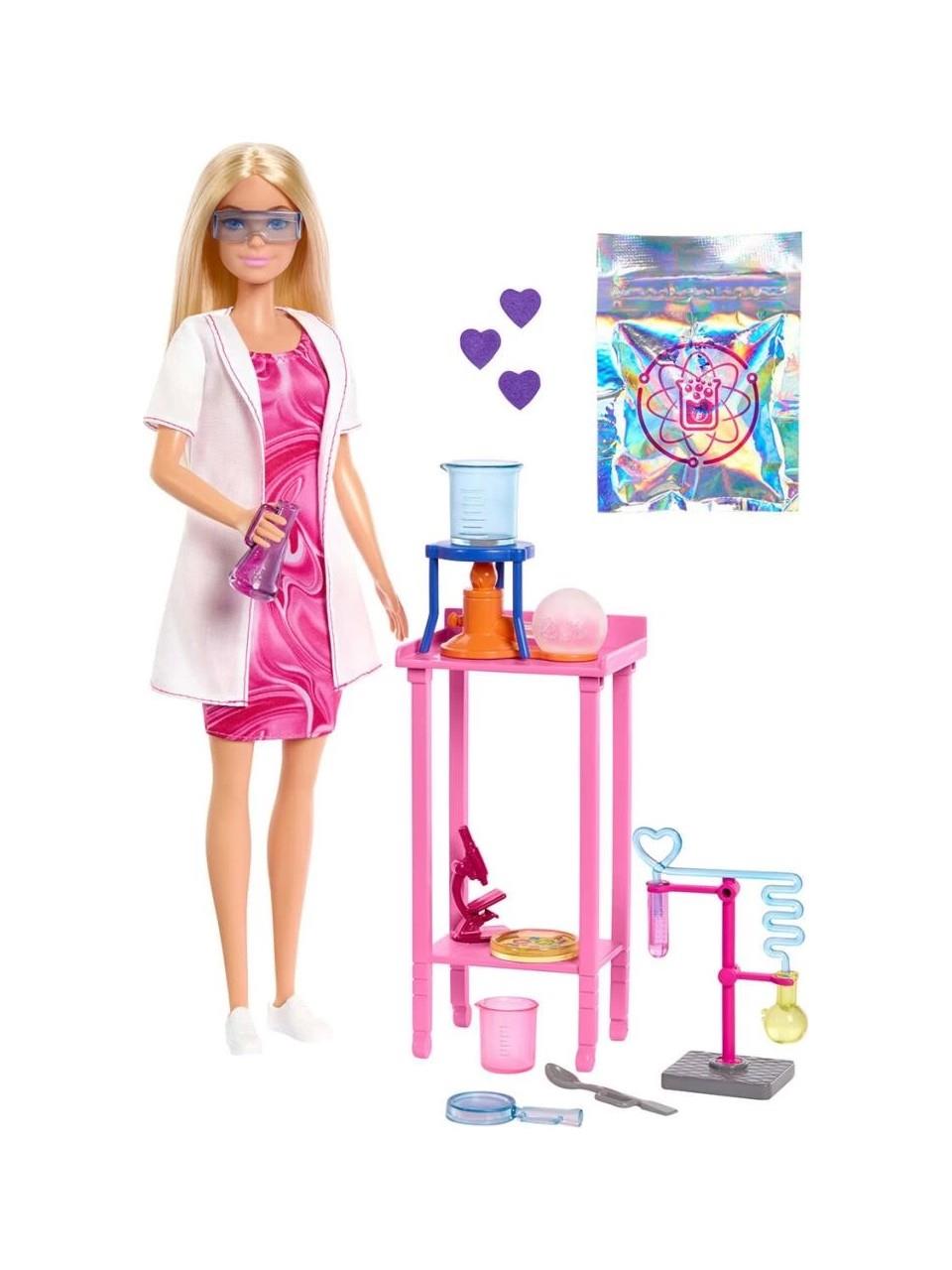 Barbie Kariyer Oyun Setleri Bilim Uzmanı ve Aksesuarları JCR70 Barbie JCR70