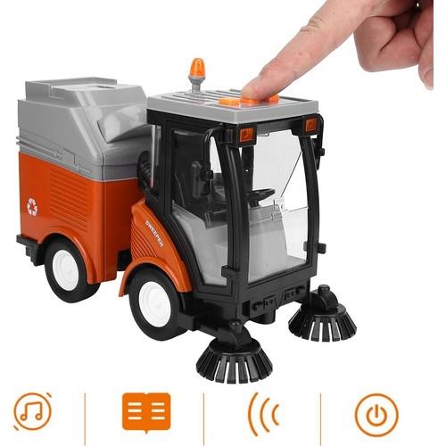 1:16 City Service Sesli ve Işıklı Temizlik Aracı WY680A Kızılkaya KZL WY680A