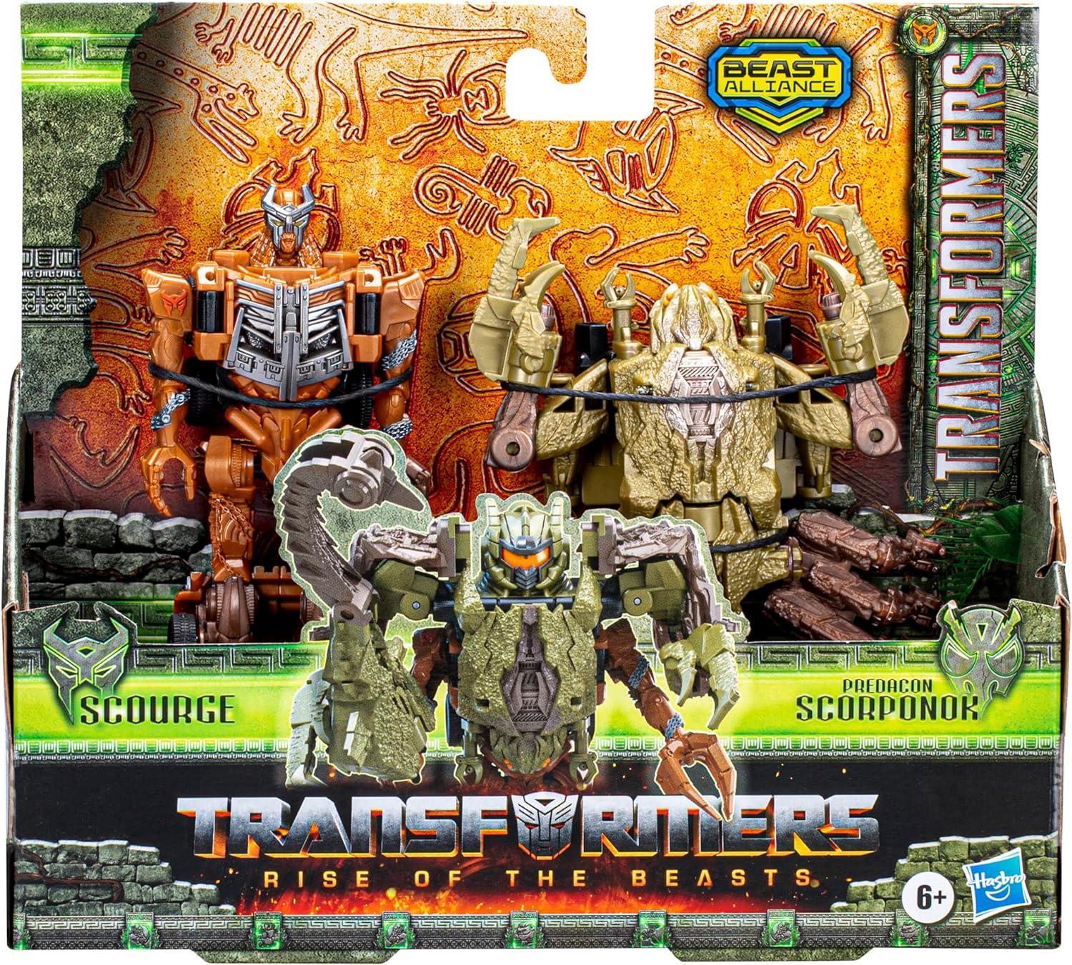 Transformers Rise Of The Beasts İkili Figür Scourge F3898-F4620 Transformers F4620