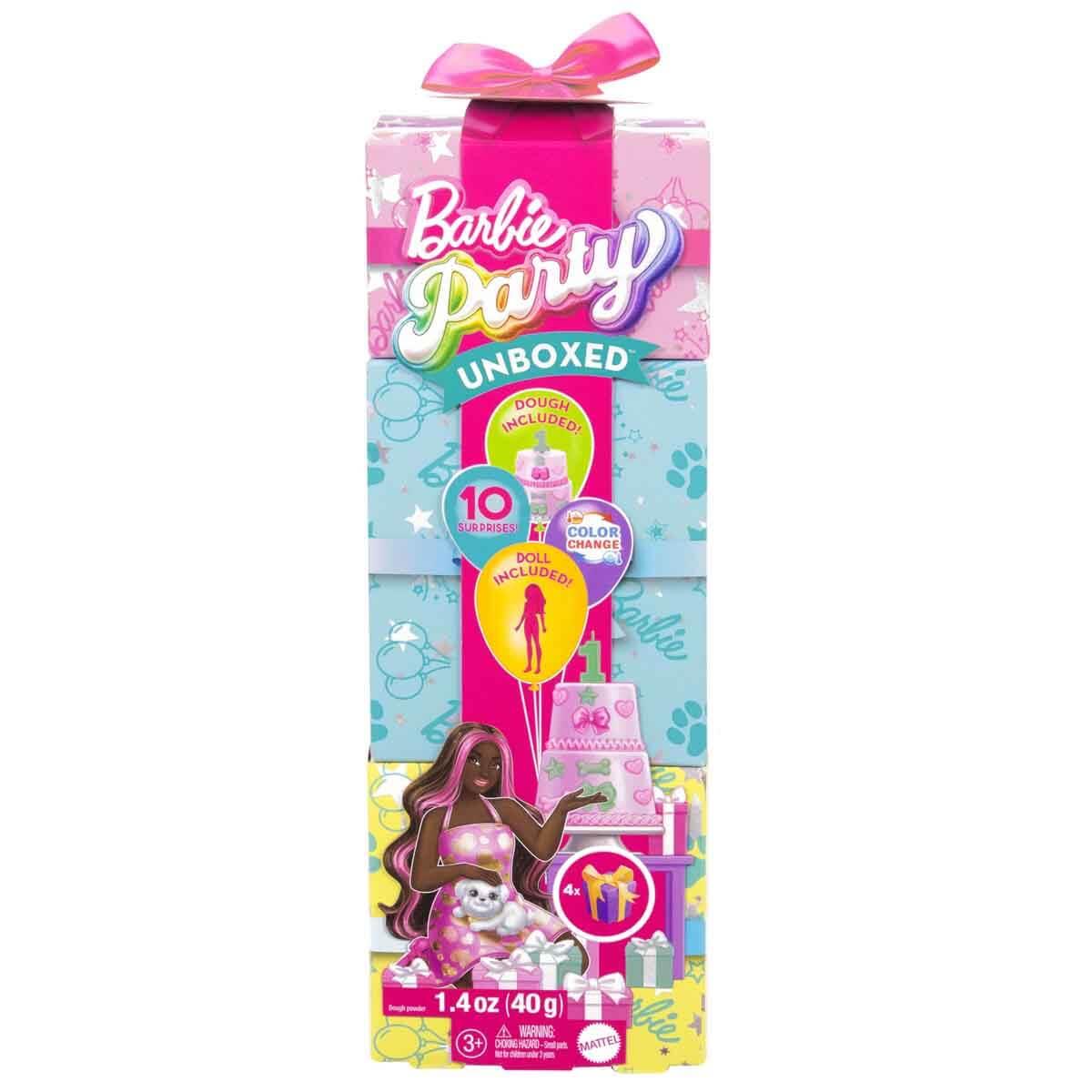 Barbie Parti Paketi Minik Dostumun Doğum Günü Serisi Mavi Kutu Jfg68-Jfg71 Barbie JFG71