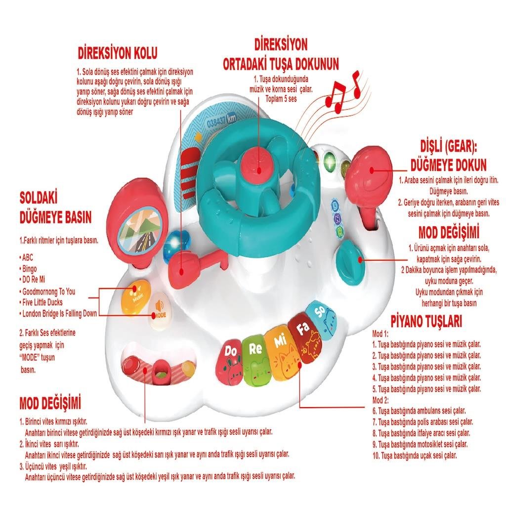 EGITICI ISIKLI MUZIKLI BEBEK DIREKSIYONU Diğer RT667