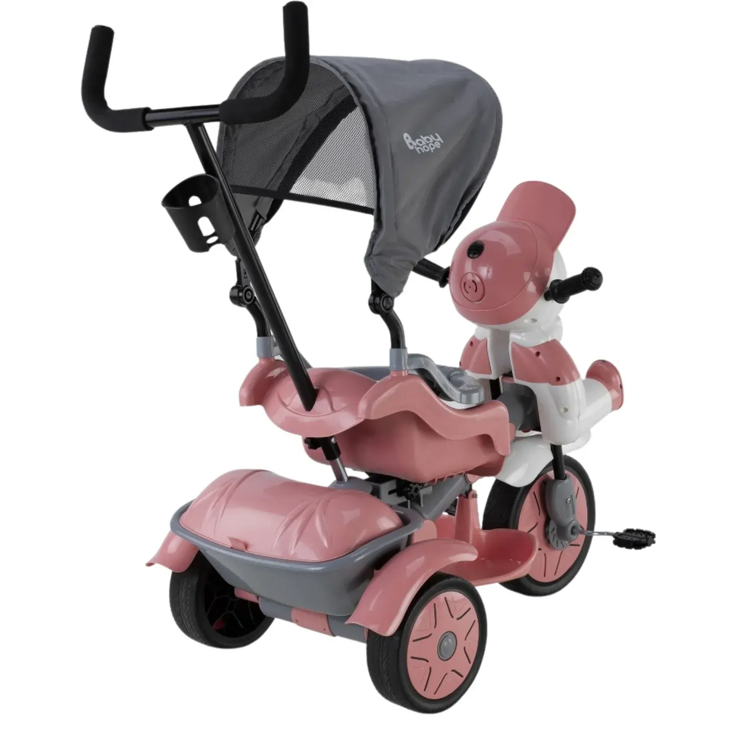 BABYHOPE YUPP KONTROLLU BISIKLET PASTEL PEMBE Diğer 125 20 PP
