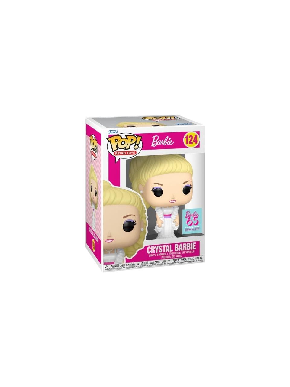 Funko Pop Retro Toys Barbie 65Th Anniversary Crystal Barbie Pearl 75158 Funko Pop NITA 75158