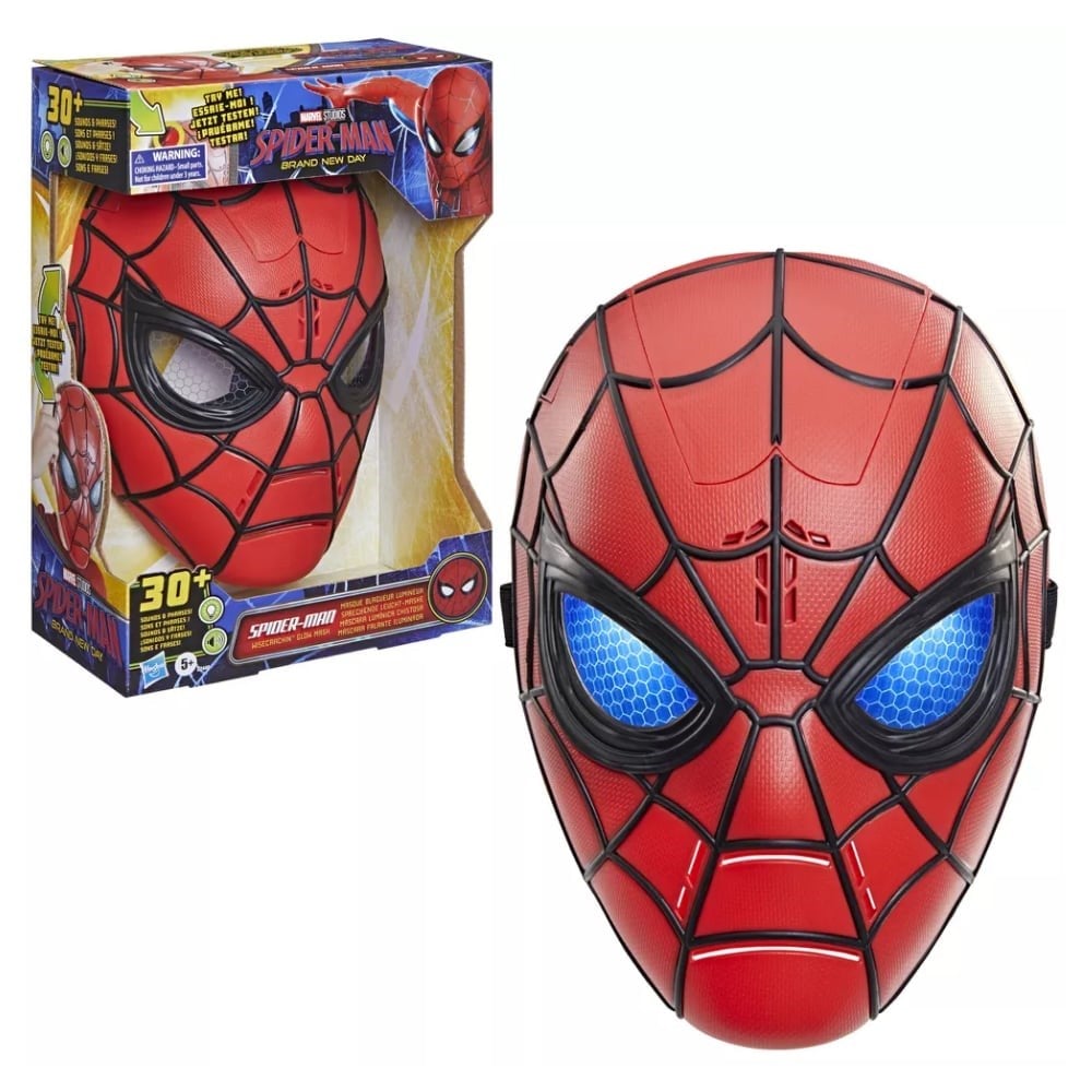 Spider-Man Brand New Day Wisecrackin Glow Mask G2448 	Marvel G2448