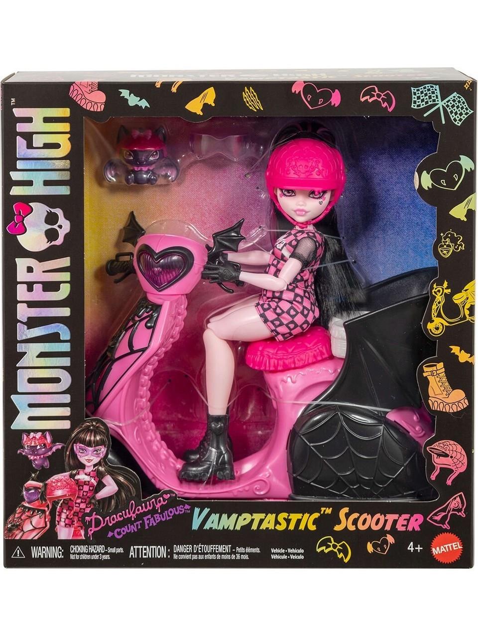 MONSTER HIGH VAMPTASTIC SCOOTER DRACULAURA JDR61 Diğer JDR61