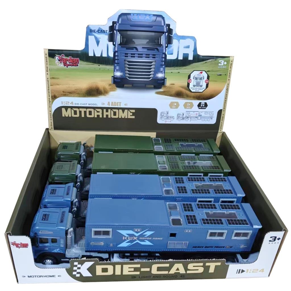 VARDEM SURTMELI DIE-CAST ISIKLI VE SESLI KARAVAN TIR 24 Diğer KLX800 24