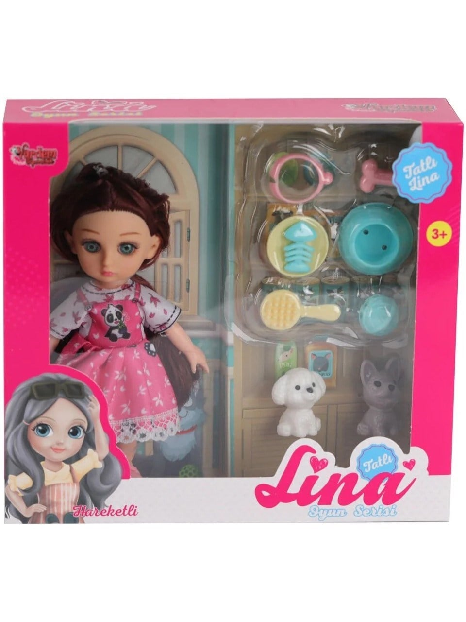 VARDEM KUTULU AKSESUARLI 6 INC TATLI LINA BEBEK 10658 Diğer VAR VRD10658
