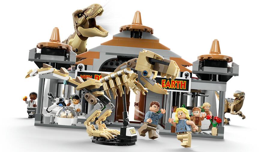 LEGO JURASSIC WORLD ZIYARETCI MERKEZI: T-REX VE RAPTOR SALDIRISI 76961 Diğer LJW76961