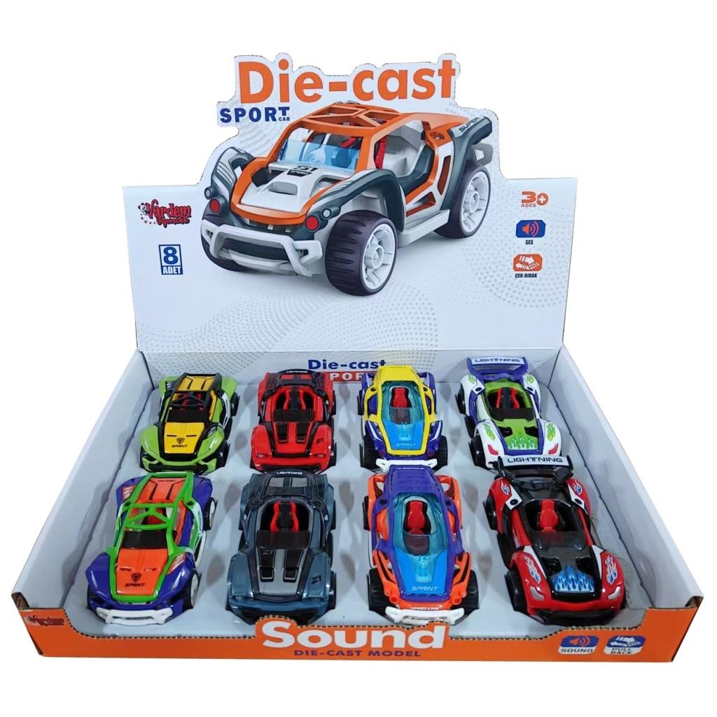 VARDEM CEK BIRAK DIE-CAST SESLI SPOR ARABA 399 Diğer KLX600 399