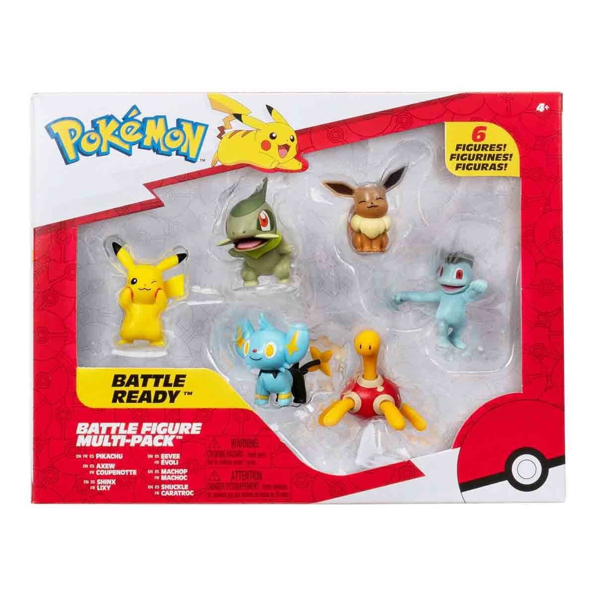 Pokémon Battle Multi Paket 6'lı Figür Seti PKW2469 E-PKW4099 Pokemon PKW4099