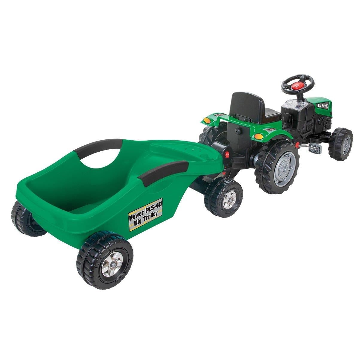 Pilsan Power Pedallı Big Trolley Traktör Yeşil 07 320 Pilsan PLS 07 320 Y