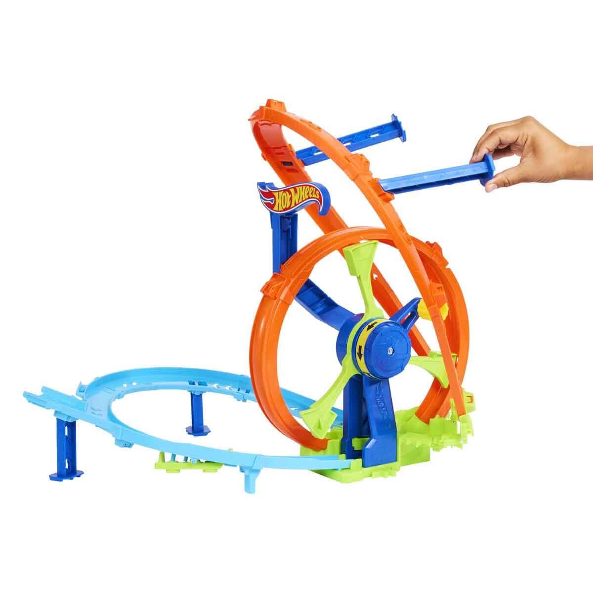 HOT WHEELS STUNT TRACKS RAPID LAUNCH LOOP OYUN SETI JBX65 Diğer JBX65