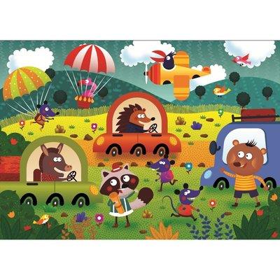 THE TRAFFIC RUSH PRE-SCHOOL PUZZLE Diğer PRS 32702