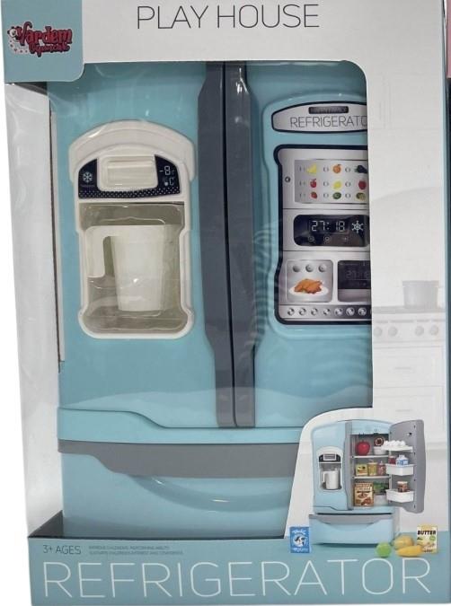 VARDEM AKSESUARLI ISIKLI VE MUZIKLI SPREYLI BUZDOLABI MAVI Diğer VAR LS820Q78