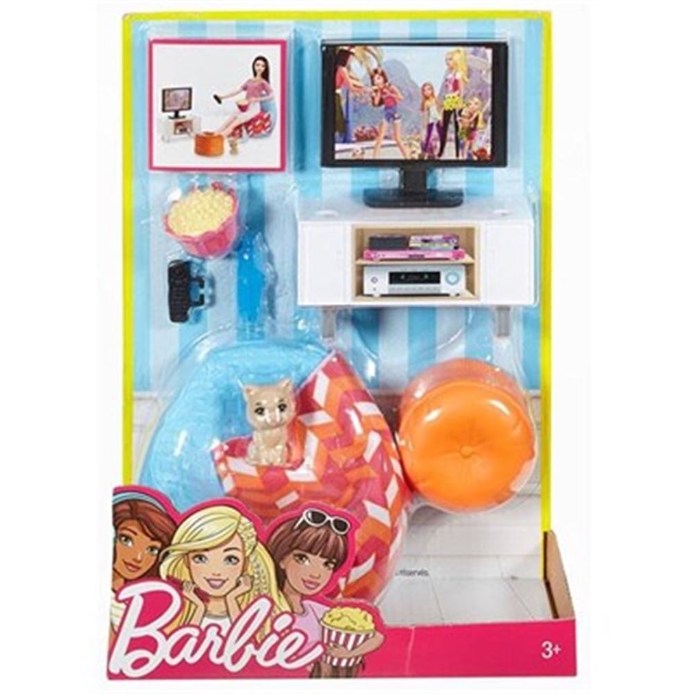 Barbie Ev İçi Dekorasyon Oyun Setleri DVX44