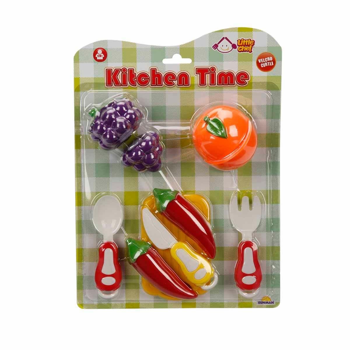 LITTLE CHEF KESME TAHTALI SEBZE VE MEYVE SETI Diğer S00003711