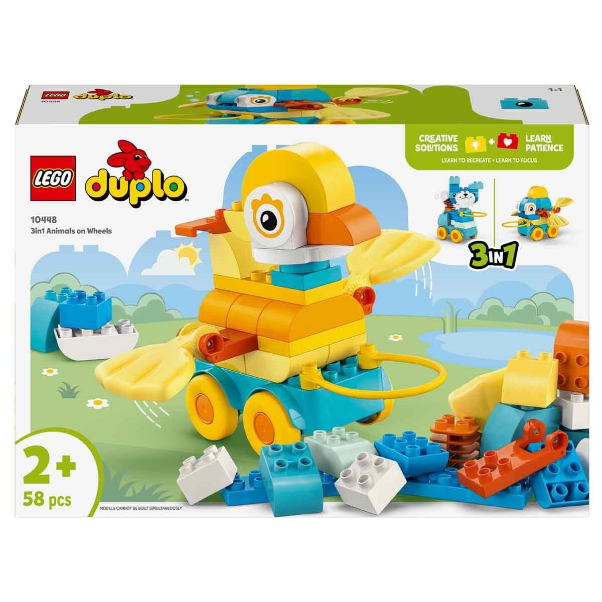 LEGO DUPLO 3’U 1 ARADA TEKERLEKLI HAYVANLAR 10448 Diğer LED10448