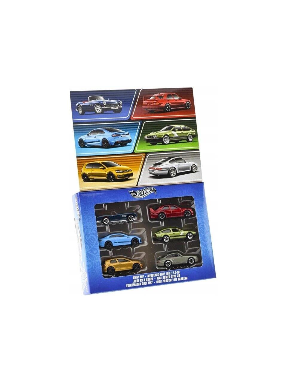 Hot Wheels Silver Serisi Euro Style 6'lı Araba Seti JBY79 Hot Wheels JBY79