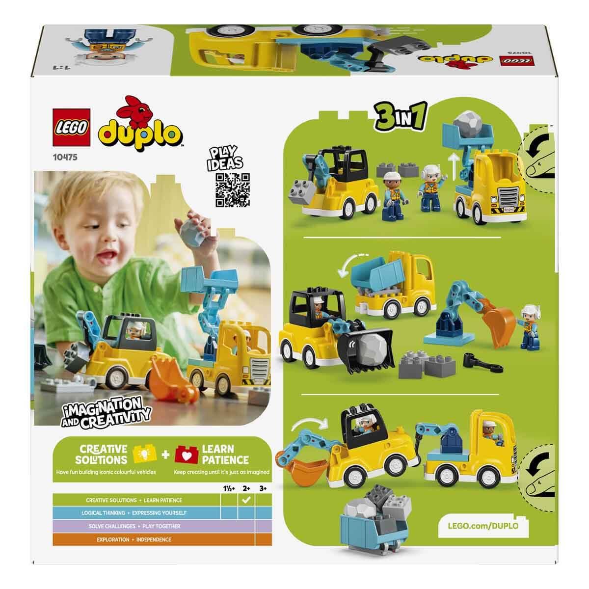 LEGO DUPLO KASABASI 3U 1 ARADA INSAAT ARACLARI 10475 Diğer LED10475