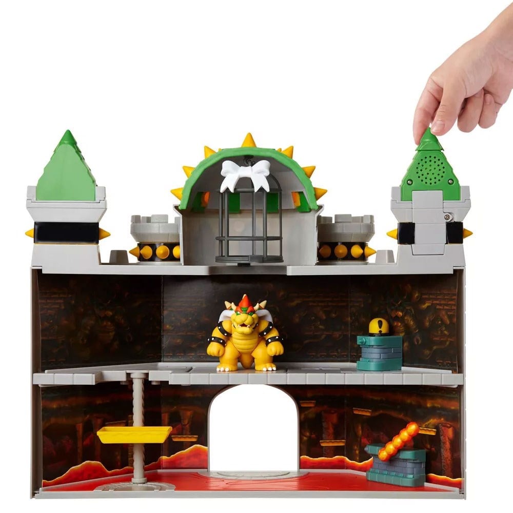 NINTENDO BOWSER KALESI DELUX OYUNSETI BOWSER 6.5 CM 10176 Diğer NESL 10176