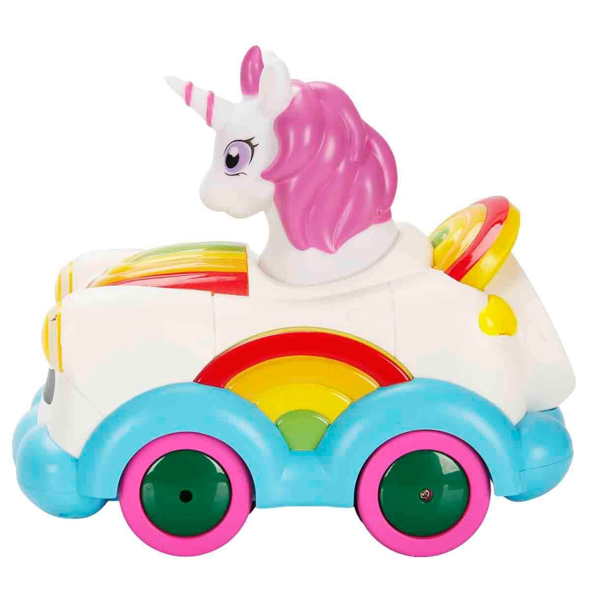 UZAKTAN KUMANDALI BALONCUK CIKARTAN UNICORN ARABA 3.7V.USB Diğer S00090834