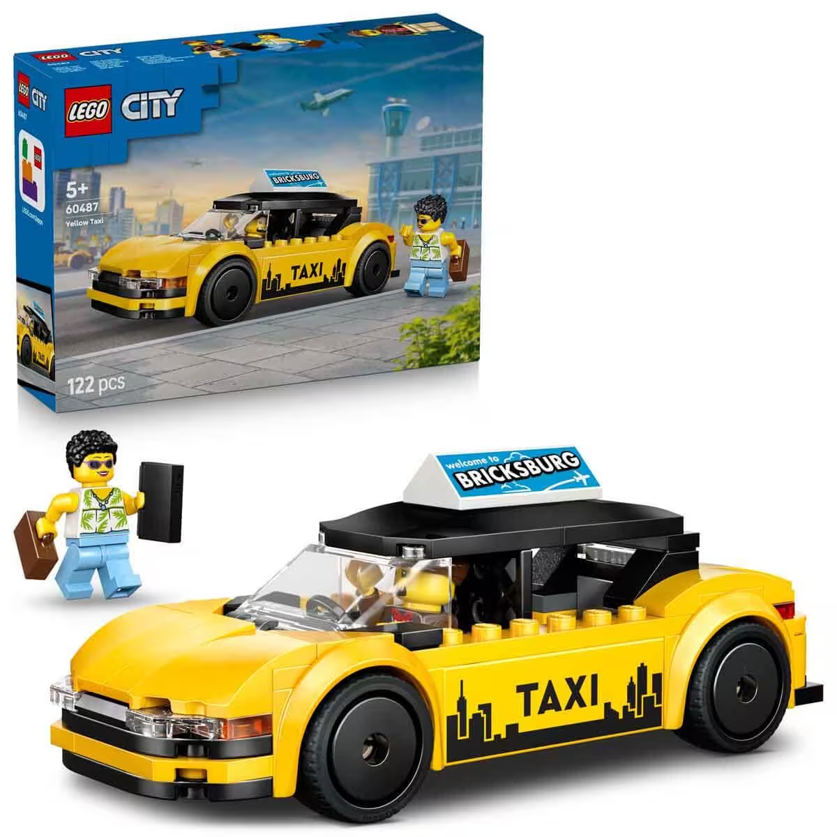 LEGO CITY SARI TAKSI 60487 Diğer LSC60487