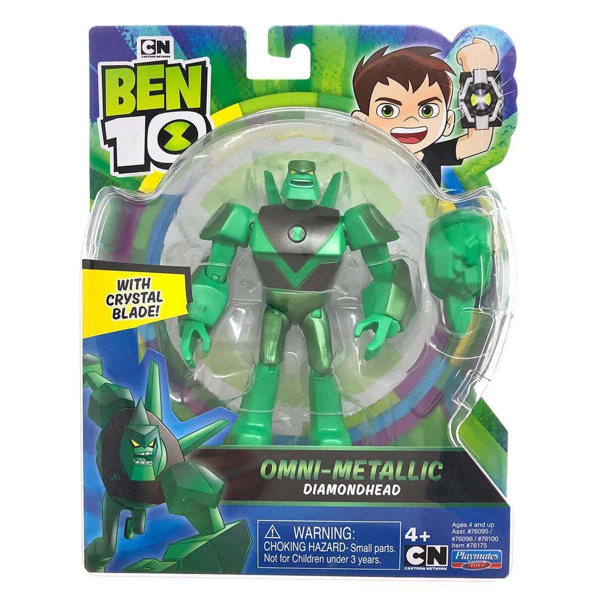 BEN10 Aksiyon Figürleri Omni-Metallic Diamondhead 76175 Ben 10	 BEN80000 76175