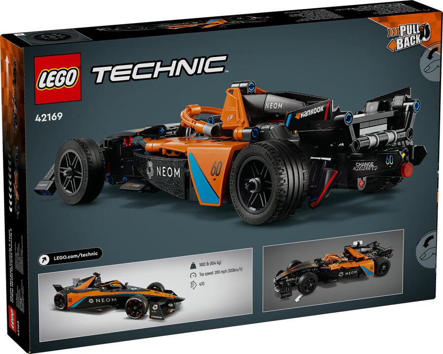 LEGO Technic Neom Mclaren Formula E Yarış Arabası 42169 Lego LMT42169