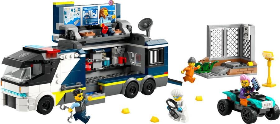 LEGO CITY POLIS MOBIL SUC LABORATUVARI KAMYONU 60418 Diğer LSC60418