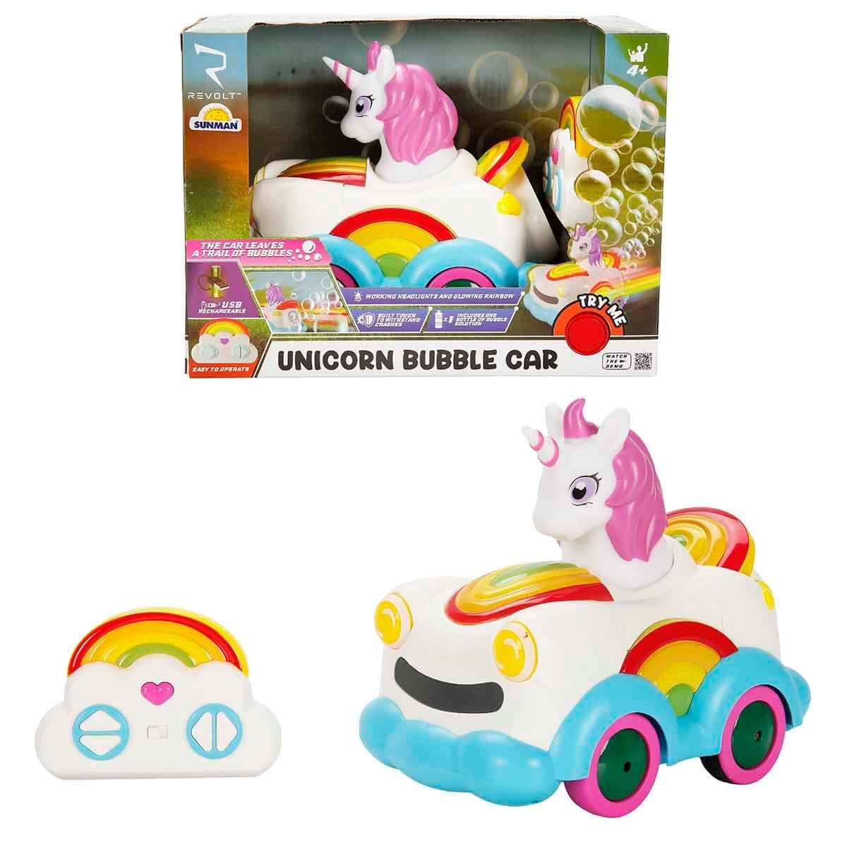 UZAKTAN KUMANDALI BALONCUK CIKARTAN UNICORN ARABA 3.7V.USB Diğer S00090834