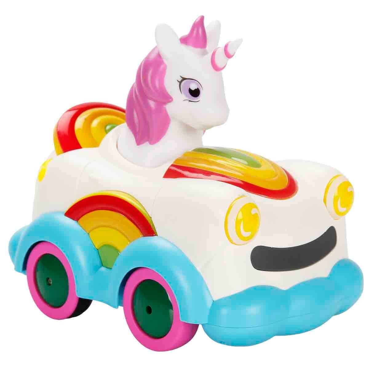 UZAKTAN KUMANDALI BALONCUK CIKARTAN UNICORN ARABA 3.7V.USB Diğer S00090834