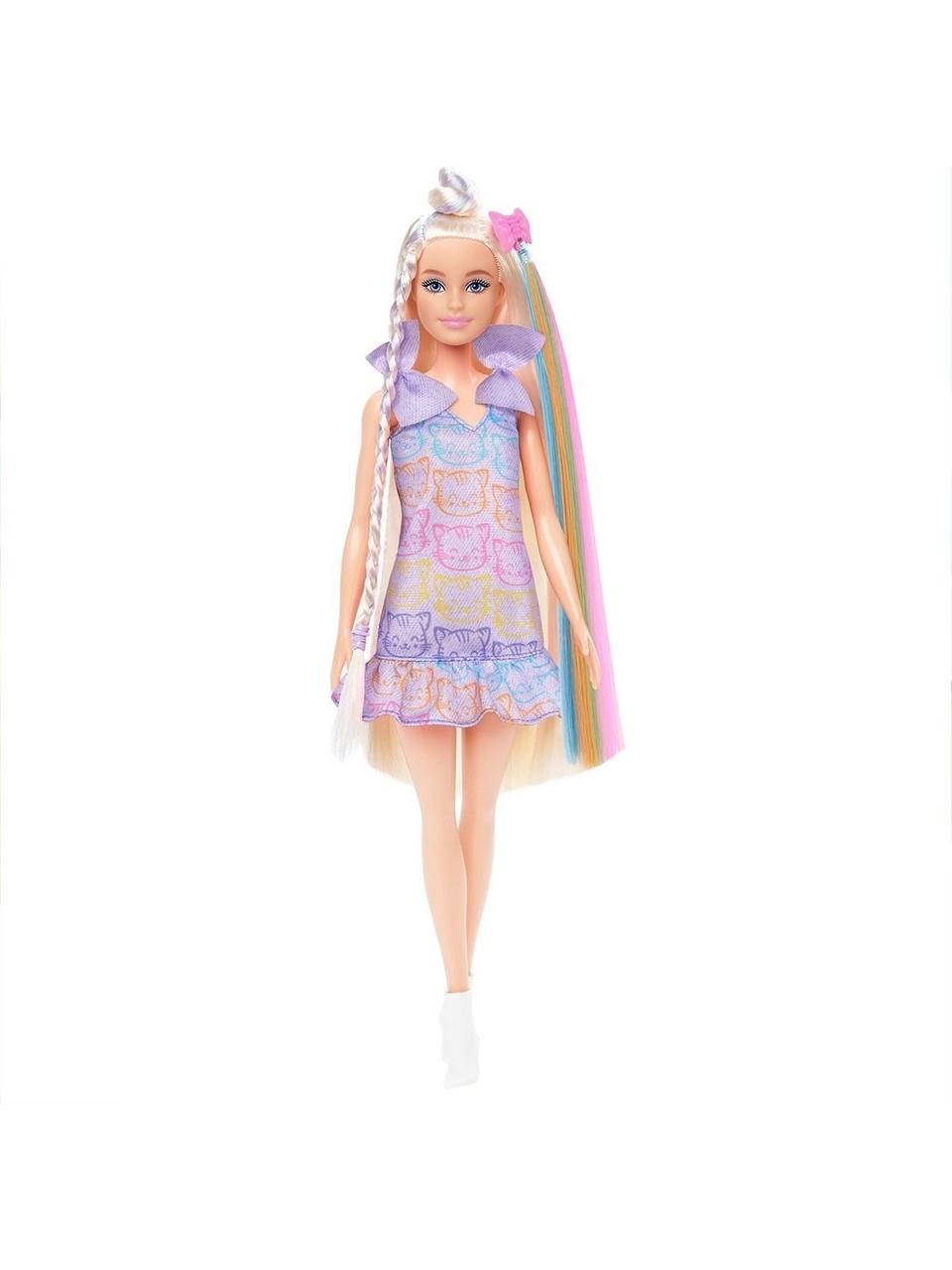 BARBIE UPUZUN MUHTESEM SACLI BEBEK SAC TASARIM OYUN SETI JCT72 Diğer JCT72