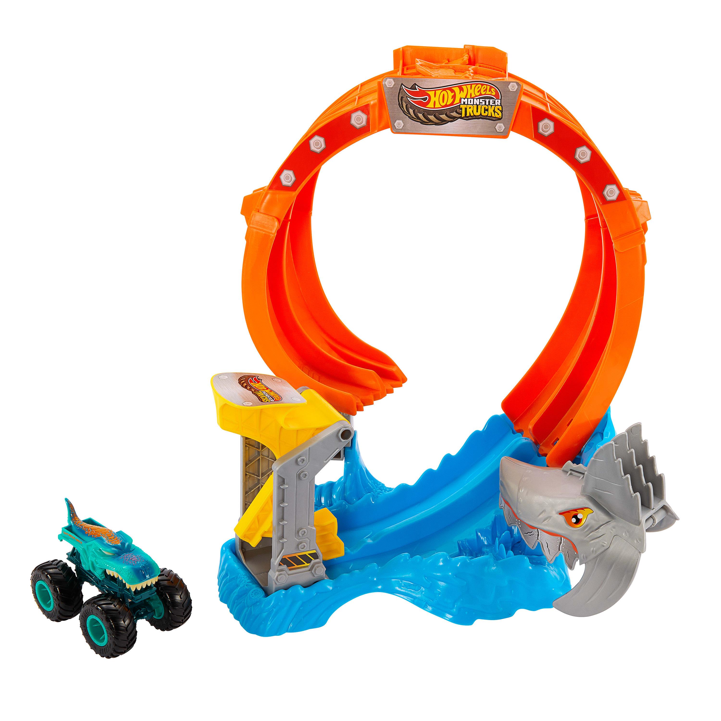 HOT WHEELS CANAVAR KAMYONLAR KOPEKBALIGI PARCALAMA PISTI JFR08 Diğer JFR08