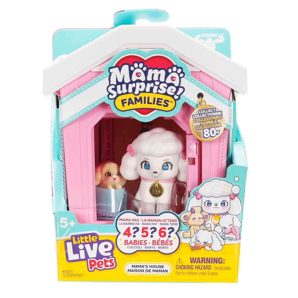 Little Live Pets Mama Sürprise Families House With Poodle LP306000 Giochi Preziosi LP306000 P