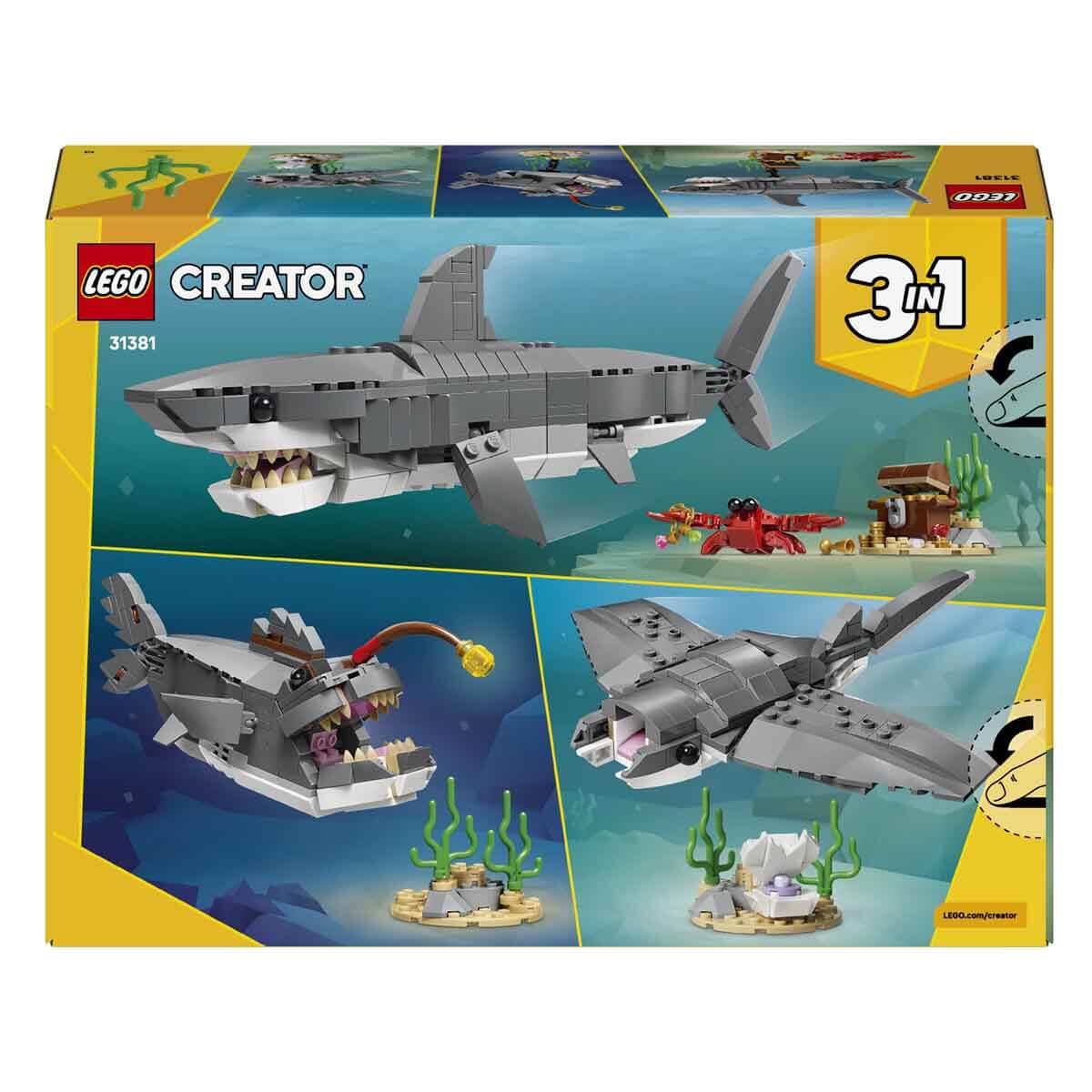 LEGO CREATOR ACIMASIZ KOPEK BALIGI ILE HAZINE SANDIGI 31381 Diğer LMC31381