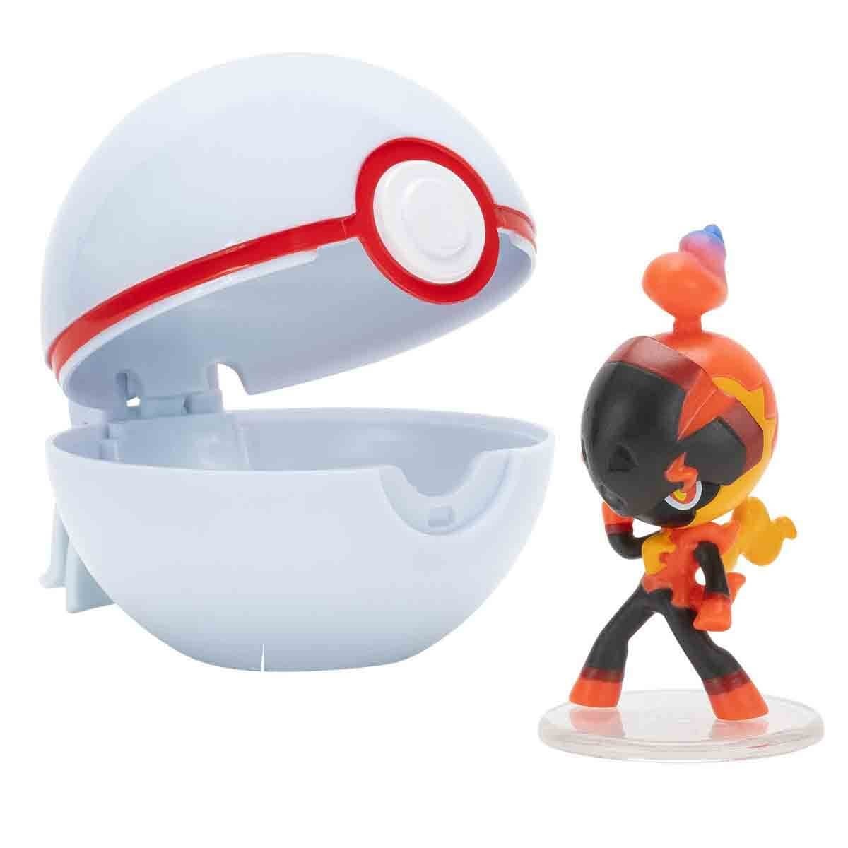 Pokémon Clip 'n' Go Poké Topu ve Figür Seti Charcadet + Premier Ball 95057 C-PKW4148 Pokemon PKW4148