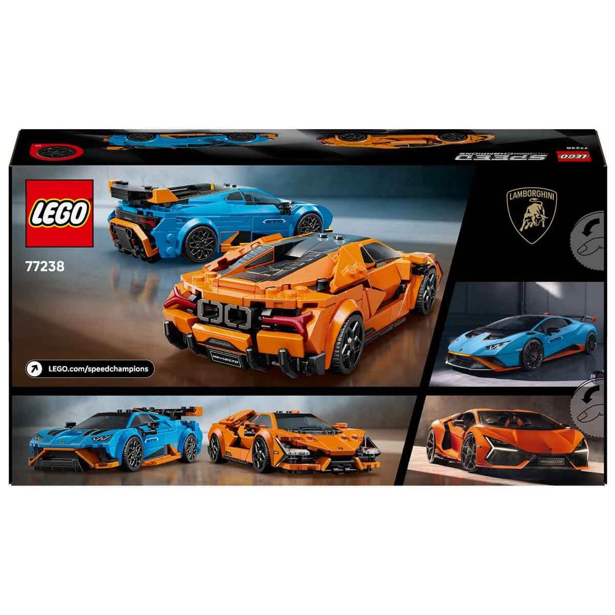 LEGO SPEED CHAMPIONS LAMBORGHINI REVUELTO & HURACÁN STO 77238 Diğer LSR77238