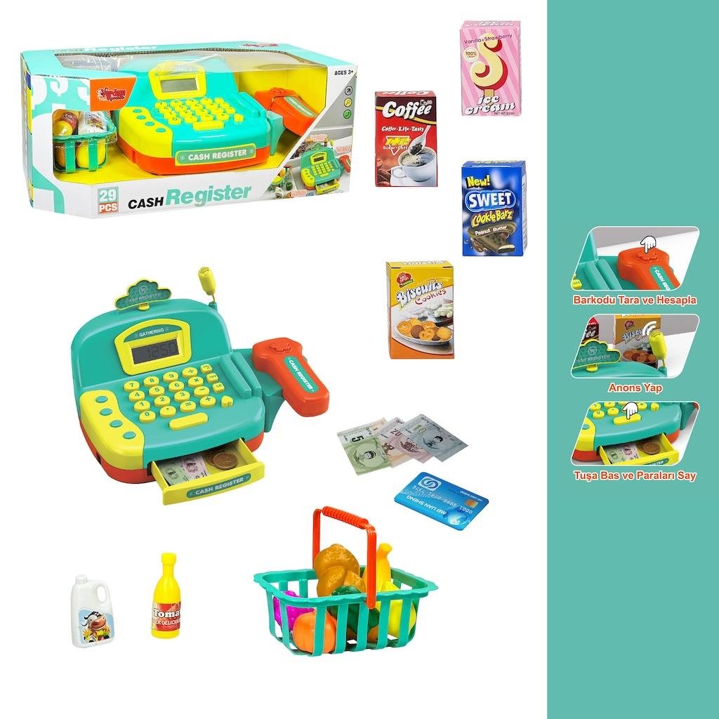 VARDEM AKSESUARLI ISIKLI HESAP MAKINALI MIKROFONLU YAZARKASA 29 PARCA Diğer LS820A19 8